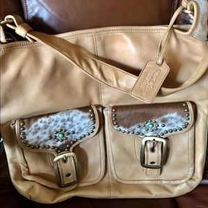 Large leather hobo bag